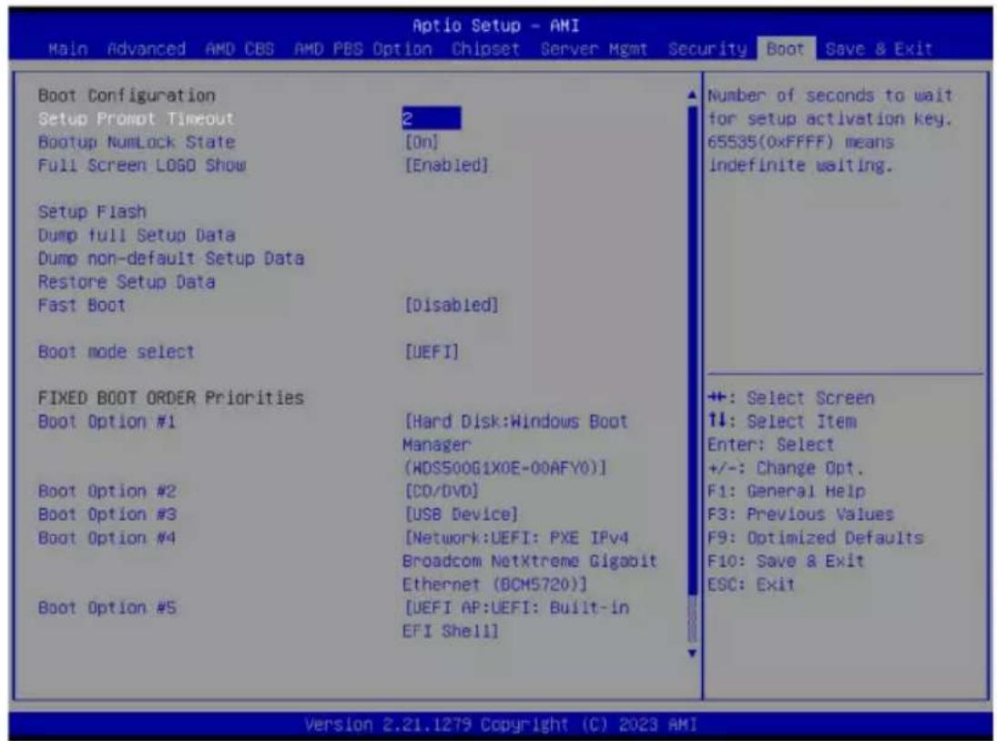 GIGABYTE ME03CE1 - 2-8 Boot Menu - 1