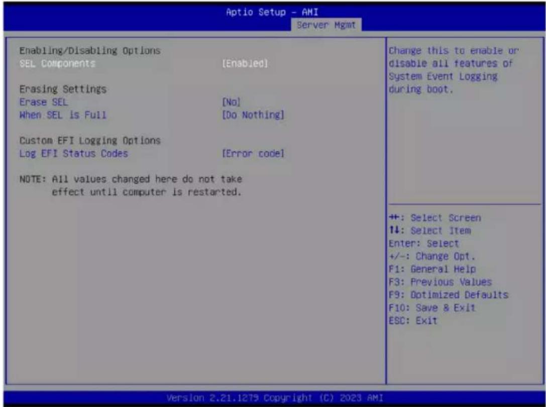 GIGABYTE ME03CE1 - 2-6-1 System Event Log - 1
