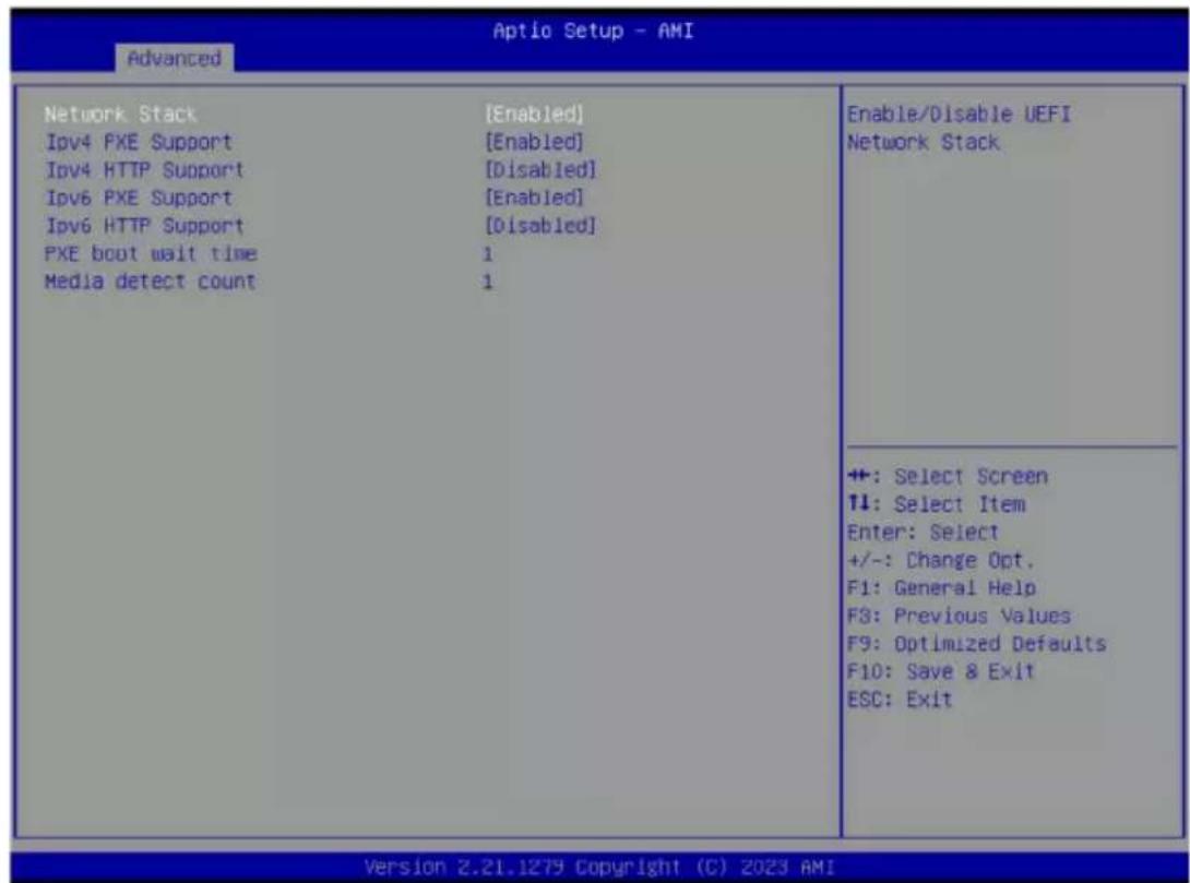 GIGABYTE ME03CE1 - 2-2-12 Network Stack Configuration - 1