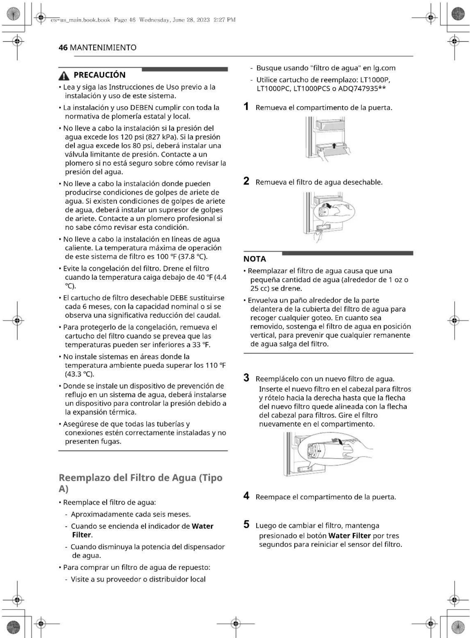 LG LRFLS3206S - ADVERTENCIA - 4