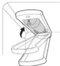 LG LRFLS3206S - Fermez le couvercle du filtré à eau. Vous entendrez un clc lorsque le couvercle sera fermé adequatement. - 1