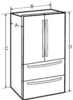 LG LRFLS3206S - - Quatre portes - 1