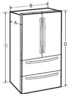 LG LRFLS3206S - Dimensions and Clearances - 3