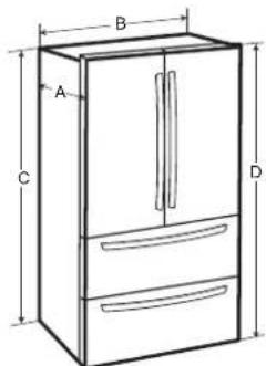LG LRFLS3206S - puertas - 1