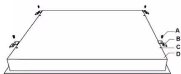 EAS Electric EMCH2004F - Antes de fixar os suportes de fixação - 1