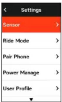 iGPSport iGS630S - SETTINGS - 1