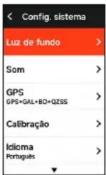 iGPSport iGS630S - Configuração de sistemas - 1