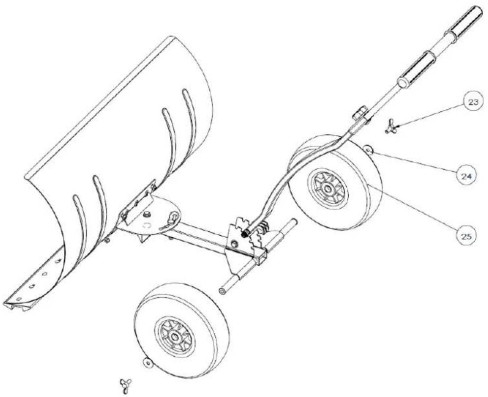 Fuxtec FXSS740 - Pelle à neige sur roues - 4