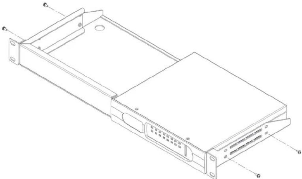 BSS Audio Soundweb London BLUBOB1 - Using the Rack-Mount Kit (shipped separately) - 2