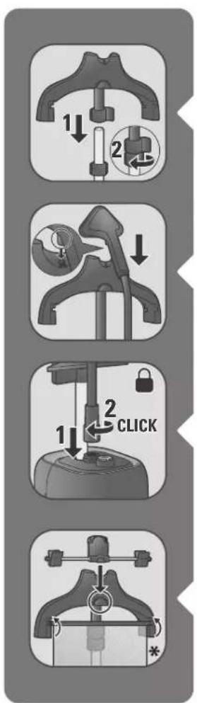 ROWENTA Expert Style Steamer IS3421 - ASSEMBLY/ASSEMBLAGE/MONTAJE - 1