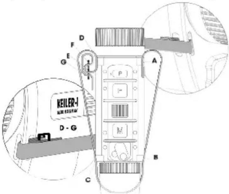 LIEMKE Keiler25.1 - Attaching the hand strap - 1