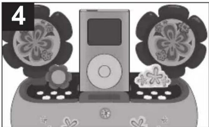 Emerson BAR710 - INSÉRER UN LECTEUR iPod - 4