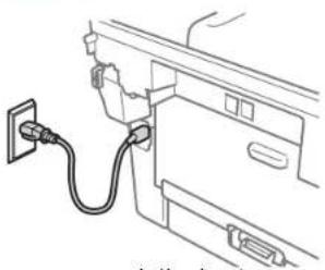 BROTHER DCPL2627DWE - Connectez le cordon d'alimentation, puis mettez l'appareil sous tension - 1