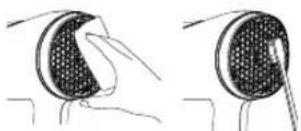 PANASONIC EHNE85 - Efetuar manutenção na entrada de ar - 1