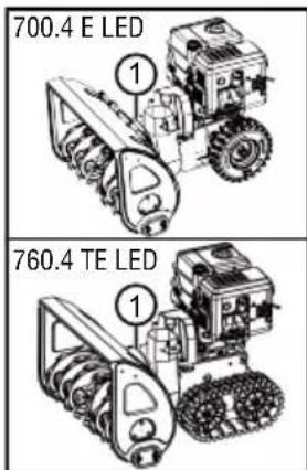 AL-KO SnowLine 700.4 E LED - Zakres dostawy - 1