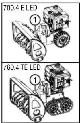 AL-KO SnowLine 700.4 E LED - Dotazione - 1