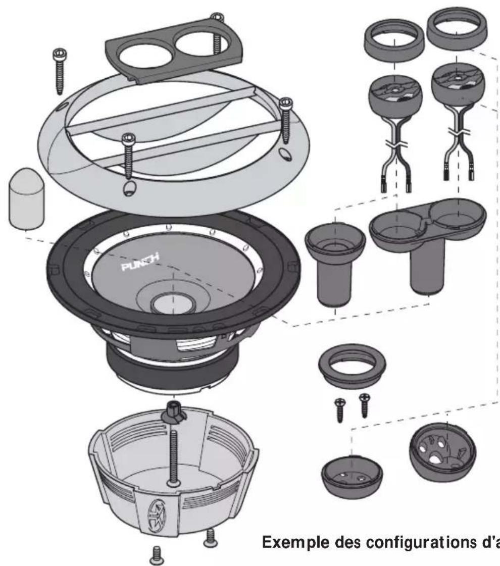 Rockford Fosgate Punch P1692S - REMARQUE :voir les specifications concernant la taille appropriée du trou. - 2