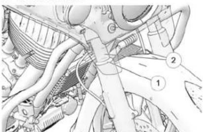 Indian Chieftain Dark Horse (2024) - Inspection de la fourche/suspension aavvaanntt - 1