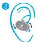 Anker Soundcore Life Tune Pro - Montering i ore - 3