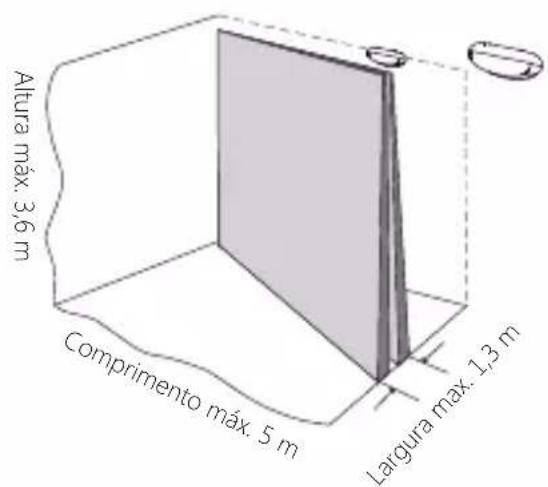 Chuango PIR800 - Distência de DETECÇÃO: - 2