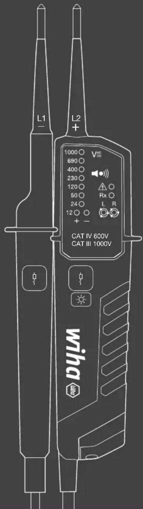Wiha 45216 - Spannungs- und Durchgangsprüfer Voltage and continuity tester - 1