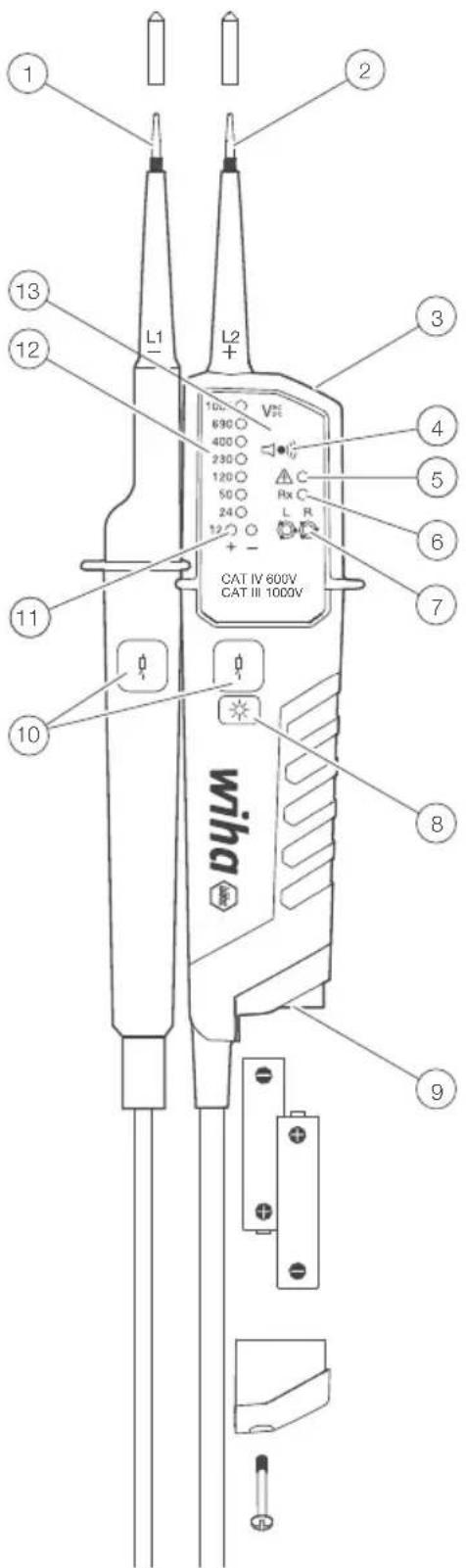 Wiha 45216 - Kontrol og display - 1