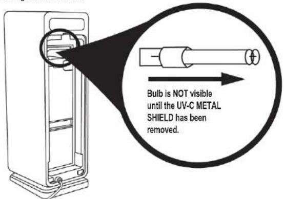 Guardian AC4900 - INSTALLING &amp; REMOVING UV-C BULB - 4