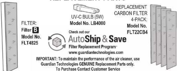 Guardian AC4900 - LAMP CONTAINS MERCURY - 5