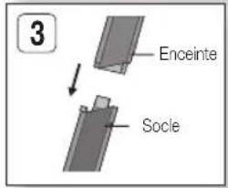SAMSUNG HTD455K - Installations des enceintes sur le socle Tallboy - 2