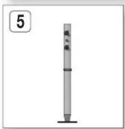 SAMSUNG HTD455K - Installations des enceintes sur le socle Tallboy - 3