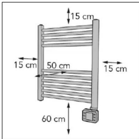 Eurom Sani Bathroom Radiator 400 Wifi - VORSICHT - 1