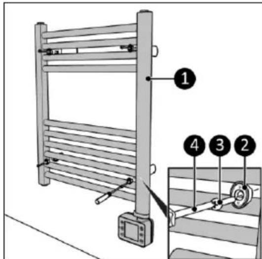 Eurom Sani Bathroom Radiator 400 Wifi - ATENTIE - 4