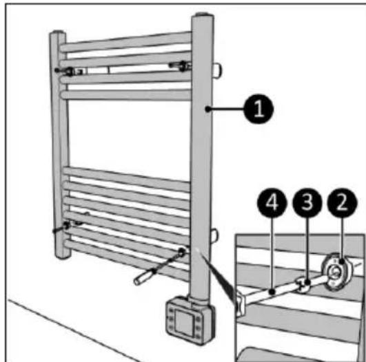 Eurom Sani Bathroom Radiator 400 Wifi - PRUDENCE - 4