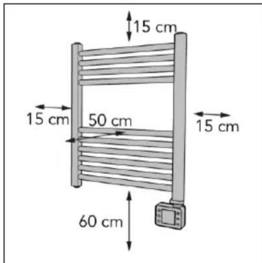 Eurom Sani Bathroom Radiator 400 Wifi - FÖRSIKTIGHET - 1