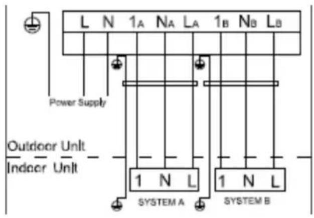 TCL MN12DW0 - Diagramas de cableado externo - 1