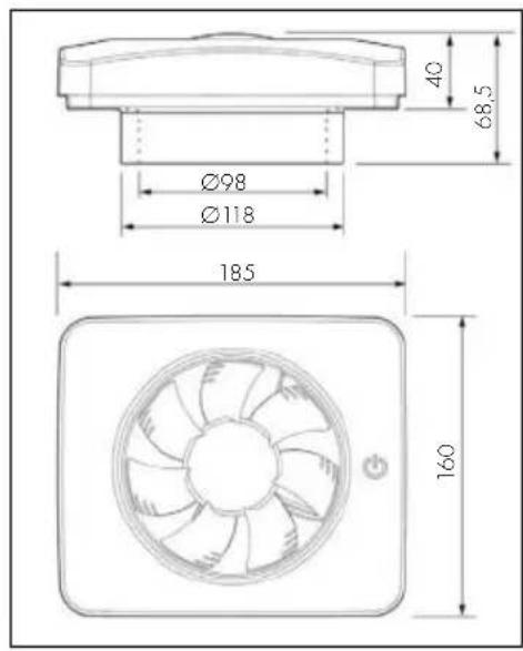 Vent-Axia Svensa - Technische Daten - 1