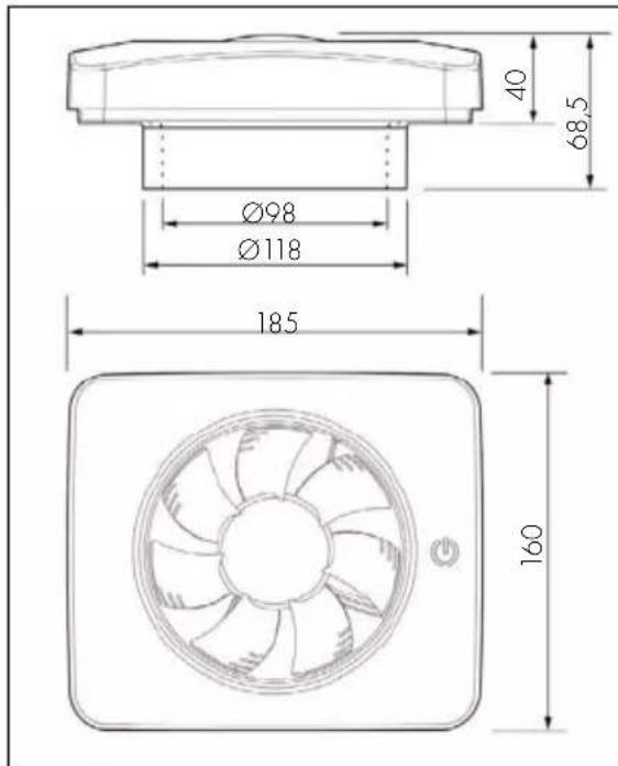 Vent-Axia Svensa - Mounting options - 2