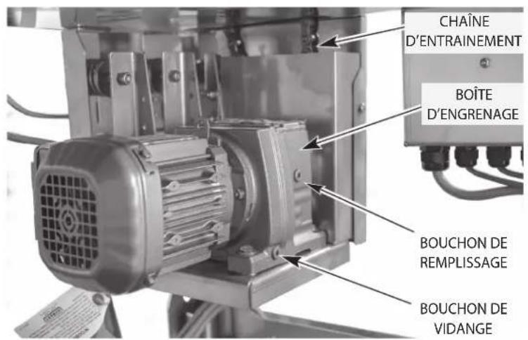 Hobart FT1000i - Moteur à engrenages du convoyeur - 1