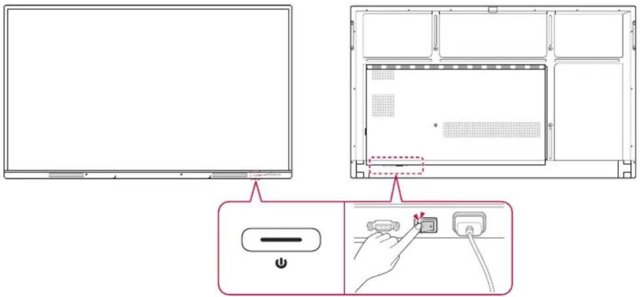 LG 65TR3DKB - Connexion à l'alimentation - 2