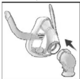 ResMed NV Elbow F20 - Gắn Lắp - 1