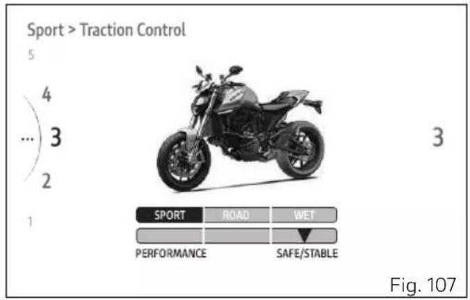 DUCATI Monster SP (2024) - Setting menu - Riding Mode - Engine - 4