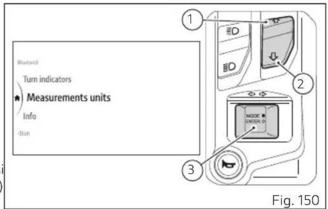 DUCATI Monster SP (2024) - Setting menu - Measurement units - 1
