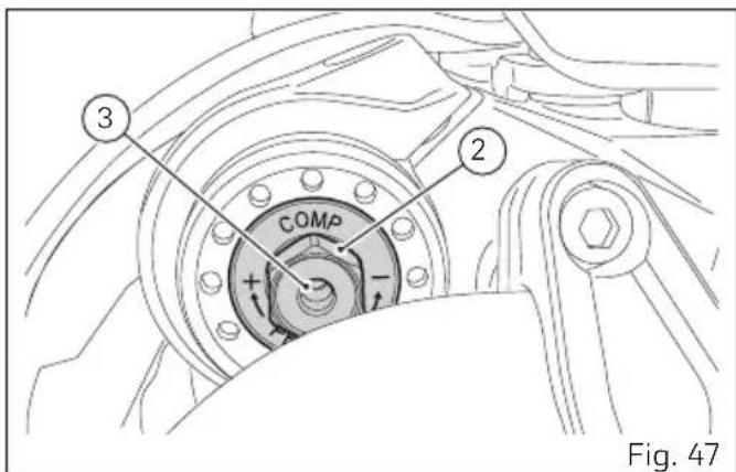 DUCATI Monster SP (2024) - Dispositifs de réglage de la fourche avant - 2