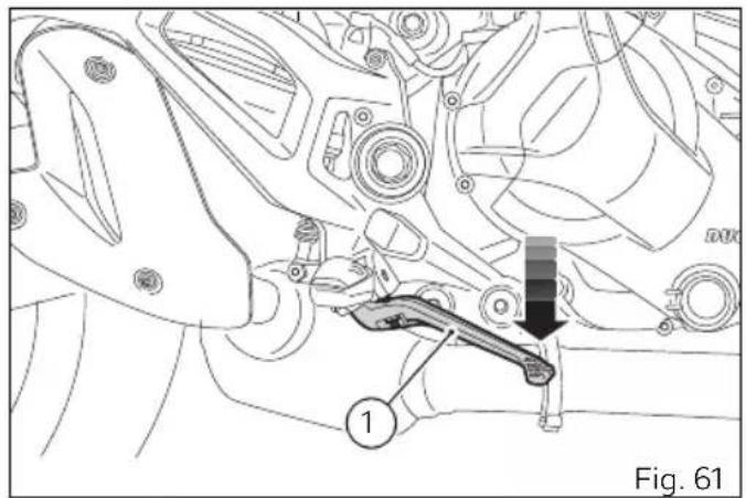 DUCATI Monster SP (2024) - Pédale de commande frein arrière - 1