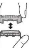 PANASONIC ESST2N - Replacing the inner blades - 1