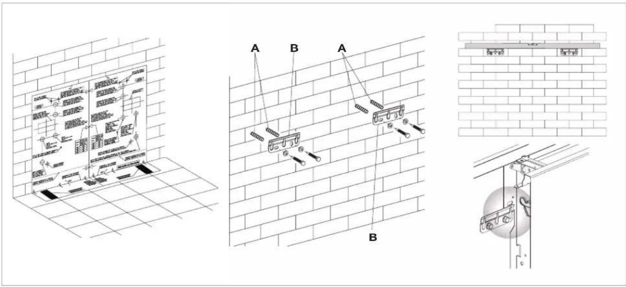 DAIKIN FWXV10AATV3 - A Wall plugs Brackets - 1
