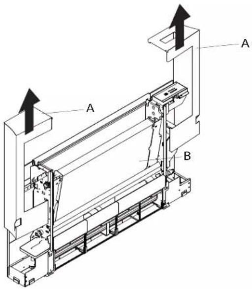 DAIKIN FWXV10AATV3 - Entfernung der Seiteinteile - 1