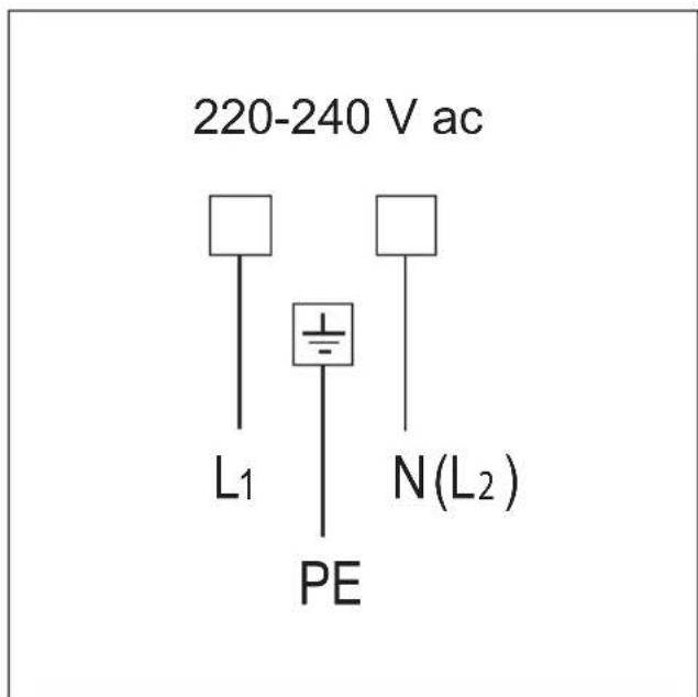CANDY CH32XK - SECTION OF THE SUPPLY CABLE TYPE "H05RR-F" or "H05V2V2-F" (resistance to temperatures of 90^ ) - 3