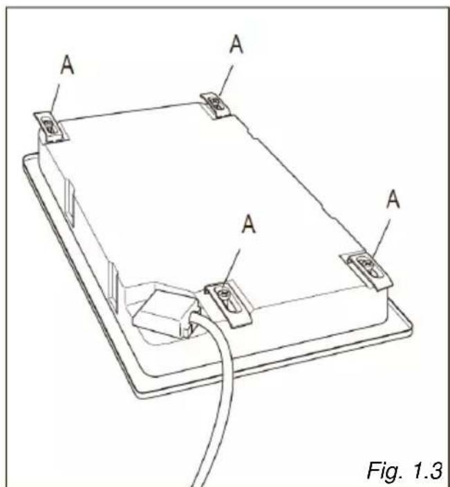 CANDY CH32XK - FIXATION DE LA PLAQUE DE CUISSON - 1