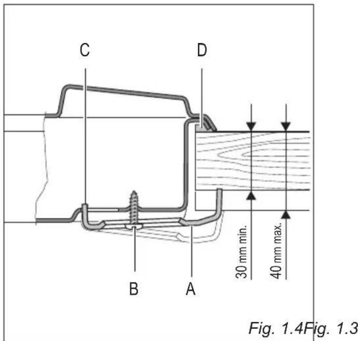 CANDY CH32XK - FASTENING THE COOKTOP - 2
